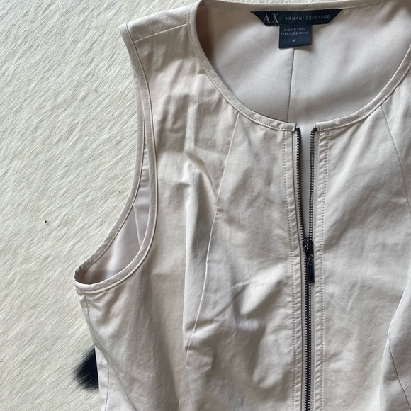 Armani Exchange Zip Front pleated skirt Dress - Picture 5 of 11